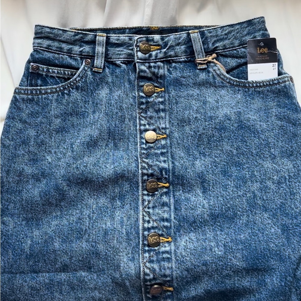 LEE HIGH RISE DEMIN SKIRT - Picture 6 of 11